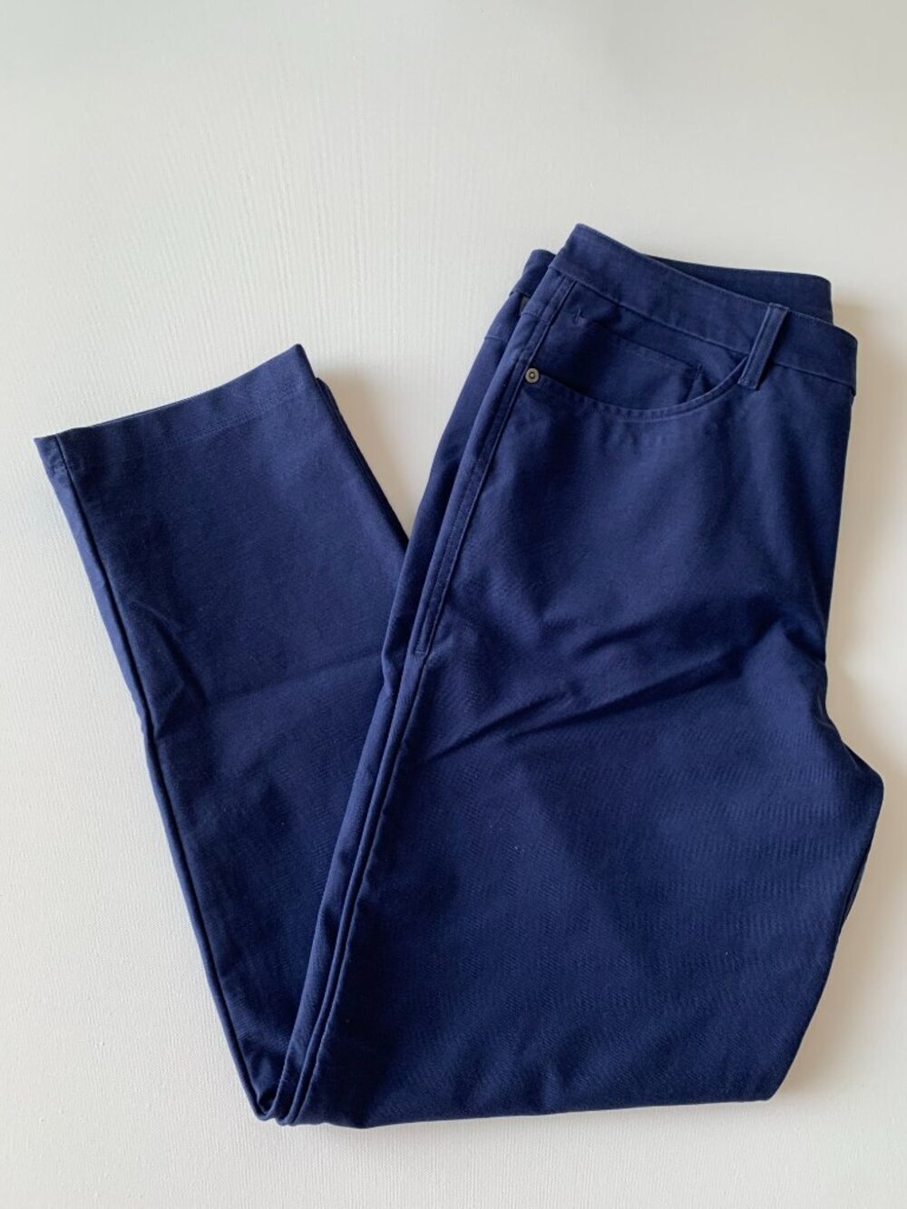 Lululemon Men's Canvas Navy Blue Casual Pants size 32 Inseam 28 - Picture 11 of 12
